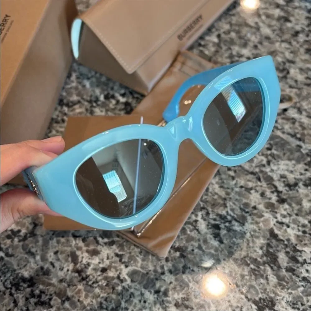Burberry Blue Sunglasses with Case NWT